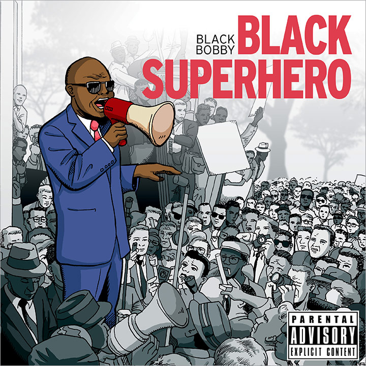 Black Bobby Black Superhero album cover